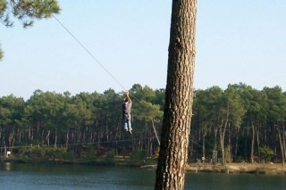  克拉伦斯湖上的滑索